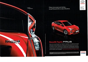 Publicité Advertising  038  2016   nouvelle Toyota Prius Hybride (2p) - Picture 1 of 1