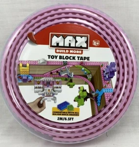 Toy Block Tape Pink Max Build More 2 M / 6.5 Ft 8364 Zuru 2019 NIP  - Picture 1 of 3