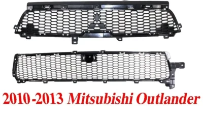 Juego de 2 piezas de parachoques delantero superior inferior para Mitsubishi Outlander 2010-2013 Foto 1 de 4