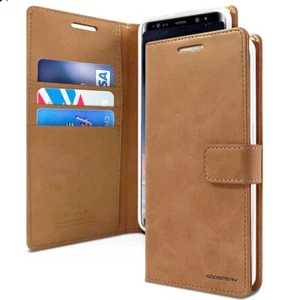 Mercury Goospery Blue Moon Diary Wallet Case for Galaxy S21+ (6.7") - Brown - Picture 1 of 1