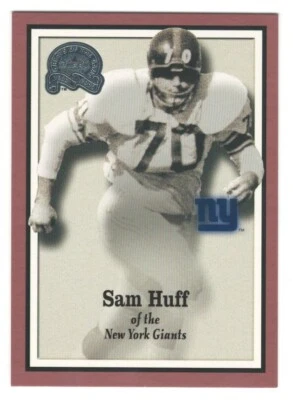 Sam Huff 2000 Greats of the Game #77 Football Card - Image 1 of 2