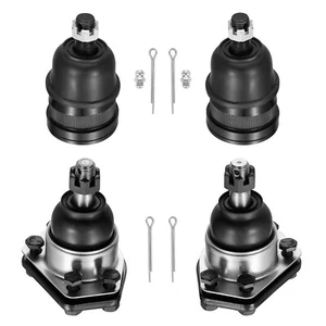 4pc Front Suspension Upper Lower Ball Joints For 84-05 Chevy S10 Blazer 2WD 5208 - Picture 1 of 9
