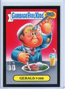 Garbage Pail Kids 30th Anniversary GERALD FORK GPK Presidents BLACK PARALLEL 5A - Picture 1 of 1