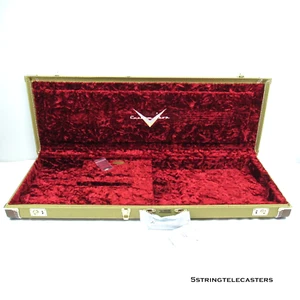 Fender Custom Shop Stratocaster Tweed Guitar Case G&G Tele Electric Guitar Case - Picture 1 of 10