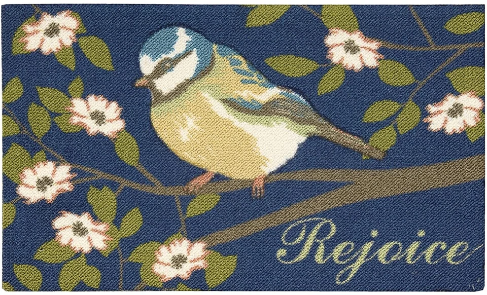 Alfombra rectangular azul marino Nourison Enhance (EN028) Foto 1 de 1