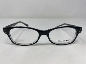 New Globe L4053 BLACK 51-17-140 Plastic Full Rim Eyeglasses Frame VD11 - Picture 1 of 8