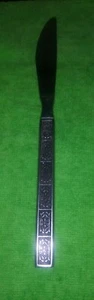 Mid Century Modern Stanley Roberts Stainless Place Knife Burguntine Velvet Sweet - Picture 1 of 6