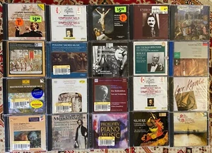 20 CD LOT NEW SEALED CLASSICAL OPERA BACH MONTEVERDI PROKOFIEV MAHLER BERLIOZ - Picture 1 of 3