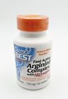 NEW Fast Acting Arginine Complex with Nitrosigine 750 mg 60 Tablets 4/2024 Vegan