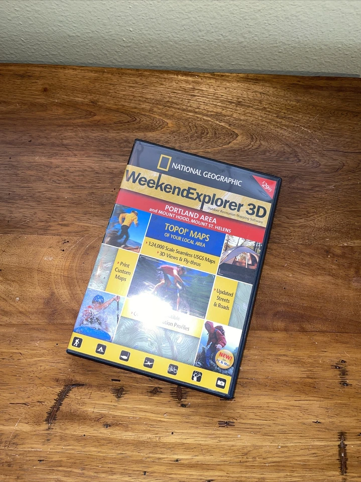 National Geographic Weekend explorer 3D Portland, Mt Hoodk St helens - Image 1 of 1