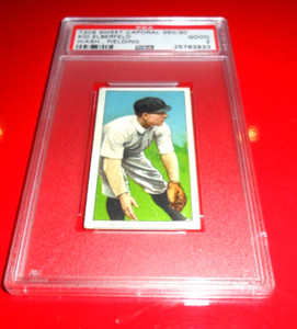 1909 T206 Kid Elberfeld Fielding WASHINGTON Senators COMMON VARIATION PSA 2