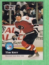 1991-92 Pro Set French #180 Tim Kerr Philadelphia Flyers
