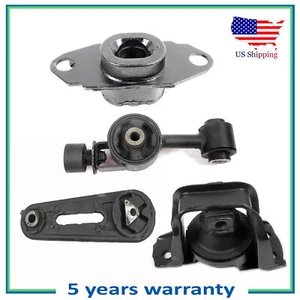 M848 Engine Motor & Trans Mount Set 4PCS For 07-12 Nissan Versa 09-14 Cube 1.8L - Picture 1 of 7