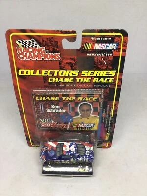 NASCAR Chase The Race 1:64 #36 Ken Schrader M&M Flag Nascar Diecast #S-6 - Image 1 of 4