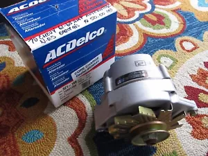 NOS reman 12V 63 AMP Alternator 1969 1970 Chevy 12321156 - Picture 1 of 7