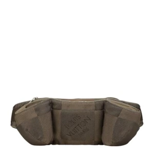 LOUIS VUITTON Damier Jean Suntur Jogging Body bag Waist bag M93211 mens 【U... - Picture 1 of 10
