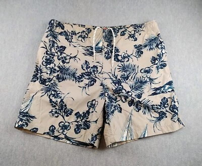 Pantalones Cortos Nautica Bañador Nylon Hombres Med Multicolor Floral Forrado Cintura Elástica Foto 1 de 4