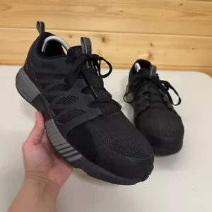Reebok Work Fusion Flexweave Composite Safety Black Sneakers Mens Shoes Size 11 - Picture 1 of 9