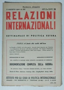 31229 Internationale Beziehungen a. VII Nr. 31 1941 - Die UdSSR vor der Achse - Bild 1 von 4