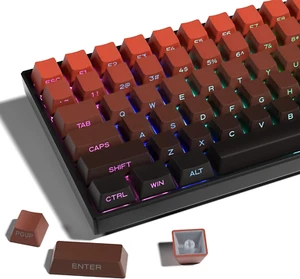 XVX PBT Keycaps - Side Printed Keycaps 60 65 75 100 Percent, Double Shot Shine t - Picture 1 of 17