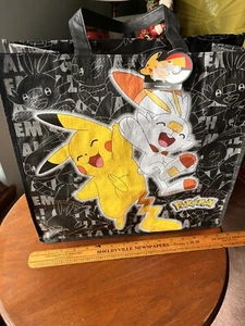 POKEMON PIKACHU & SCORBUNNY Borsa da Collezione Eco Riciclo - Foto 1 di 6