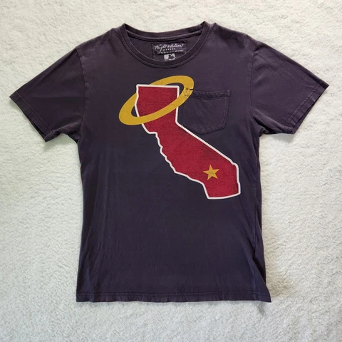 VTG California Angels Cooperstown T-shirt Men's Small Blue MLB Memorabilia Tee Cover
