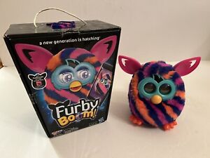 Hasbro 2013 Furby Boom Furbling Stripes Interactive W/Box Tested Preowned