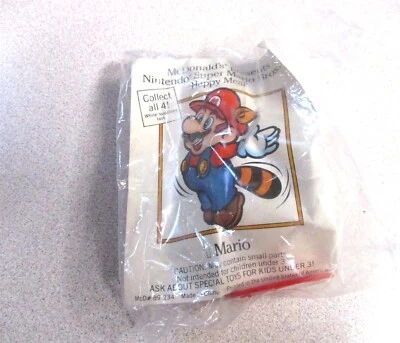 McDonalds 1990 (1989) Super Mario 3 Nintendo Happy Meal Juguete, Nuevo en Paquete Foto 1 de 2