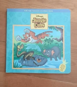 New Vintage Disney Fun Time Toddler Coloring Book Jungle Cubs Baloo, Khan - Picture 1 of 12