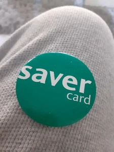 Saver Card Vintage badge - Picture 1 of 2