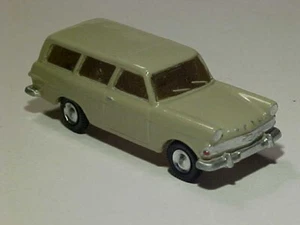 Beautiful 2 INCH 1960 Opel Rekord P2 Caravan Unbranded 1/87 H0 RESIN Mint Loose - Picture 1 of 8