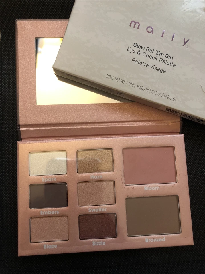 Mally Glow Get EM Girl Eye and Cheek Palette 0.52 Oz