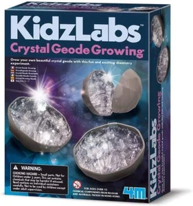 Grow Your Own Crystal Geodes STEM Kit KidzLabs Make Beautiful Sparking Crystals - Picture 1 of 5