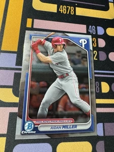 2024 Bowman Chrome Prospects Aidan Miller #BCP-213 - Picture 1 of 4