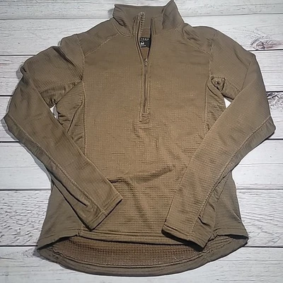 Pullover Beyond Clothing Media Cremallera Para Hombre Med Coyote Marrón Rejilla Vellón L2 Capa 2 Foto 1 de 4