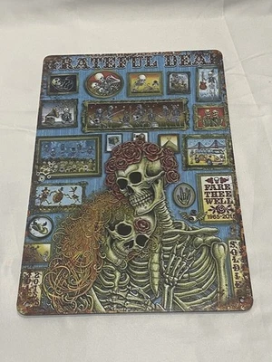 Grateful Dead Fare Thee Well Chicago 2015 Poster Reprint on Tin Sign 8x12 - Image 1 of 4