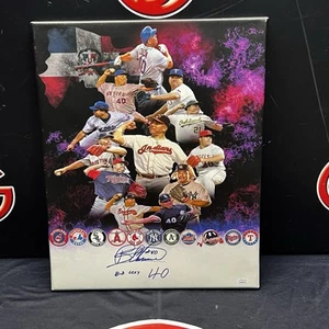 Bartolo Colon Autographed 16x20 Canvas Signed & Inscribed JSA Mets Yankees - Picture 1 of 3