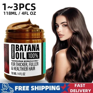 1~3X Batana 100% OLIO PURO, puro olio di batana non raffinato, cura e crescita naturali dei capelli - Foto 1 di 9