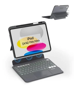 Magnetix Keyboard Case for iPad (A16) 11th/10th Generation (2025/2022), with ... - Picture 1 of 7