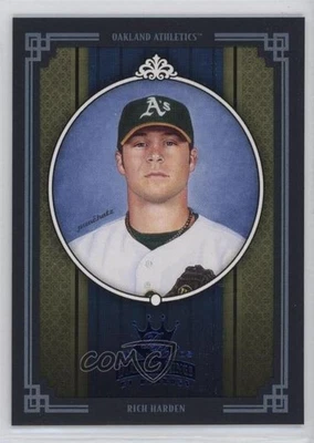 2005 Donruss Diamond Kings Blue Framed /100 Rich Harden #377 - Image 1 of 2