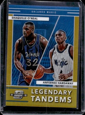 2021-22 Contenders Optic Hardaway Shaquille O'Neal Legendary Tandems Gold #3/10 Foto 1 de 2