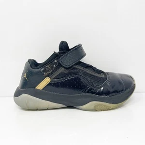 Nike Boys Air Jordan 1 CZ0905-007 Black Basketball Shoes Sneakers Size 13C - Picture 1 of 12