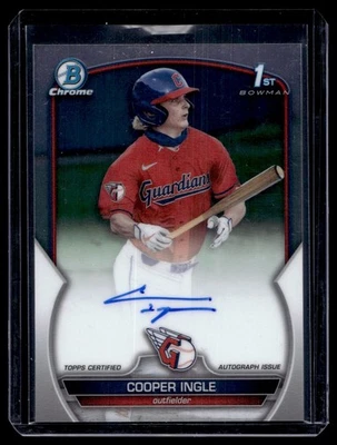 2023 Bowman Draft Prospect Autographs Cooper Ingle #CDA-CI - Image 1 of 2