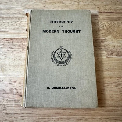 Theosophy and Modern Thought C. Jinarajadasa 1915 First Edition Theosophical - Image 1 of 4