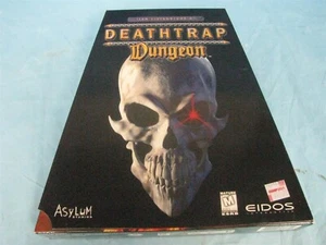 VINTAGE 1998 Livingstone's Deathtrap Dungeon - Trapezoid Box (PC) - FREE SHIP - Picture 1 of 6