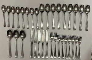 Incredible Rare 34pc. Vintage WMF Cromargan Germany FINESSE Silverware Lot - Picture 1 of 13
