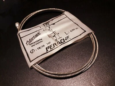 CÂBLE DE FREIN AVANT " PERACHE " 80cm MOBS PGT- MBK- MOTOBECANE-MOTOCONFORT-VÉLO - Photo 1/2