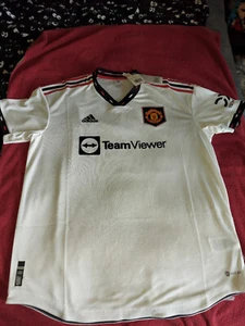 Manchester United Jersey 2022/2023 Authentic Away Adidas Shirt Mens XL - Picture 1 of 12