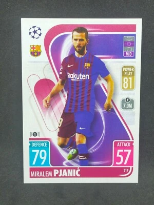 Miralem Pjanic n° 217 FC.BARCELONE carte TOPPS MATCH ATTAX CHAMPIONS LEAGUE 2022 - Photo 1/2