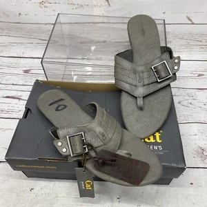 Cat Verona Zehenstegsandalen Zinn Damen 10 legendäre RAW RET. 99 $ - Bild 1 von 7
